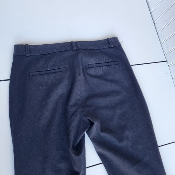 Banana Republic Size 6 Sloan Curvy Fit Slim Mid Waist Ankle Pant Trouser Black - Picture 12 of 12